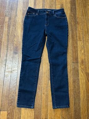 Chico’s Women’s Platinum Jeggings, Dark Blue, Sz 00 Petite (Standard Sz 2P)